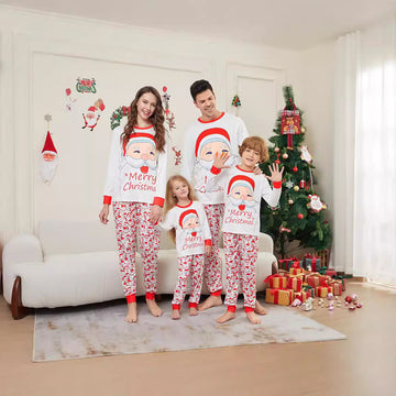 Christmas Santa Print Family Matching Pajamas Sets